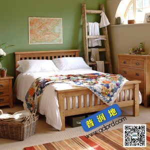 纯实木英伦风经典实木床